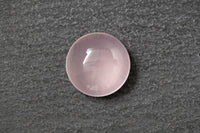 Rosenquarz, rund, cabochon, rosa