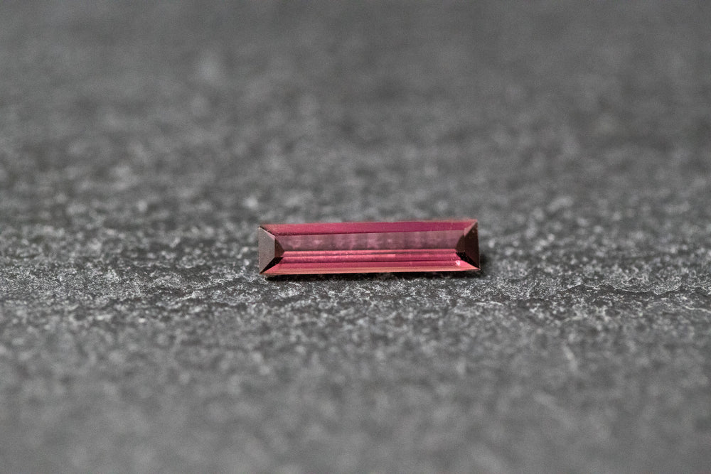 Turmalin, baguette, facettiert, altrosa