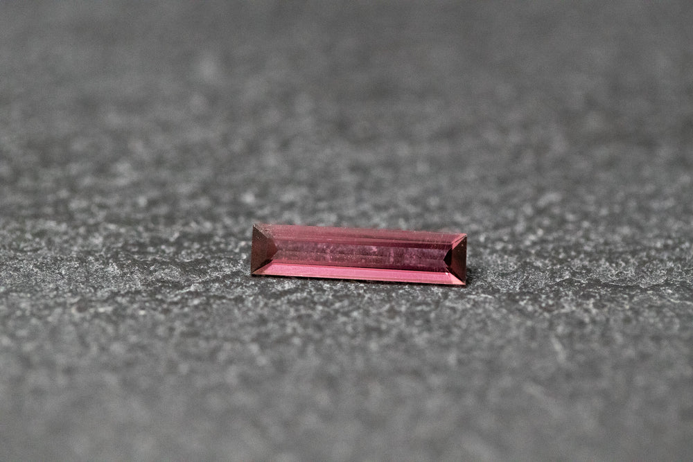 Turmalin, baguette, facettiert, altrosa