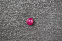 Rubin, rund, cabochon