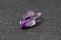 Amethyst, fantasieform, graviert