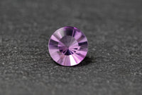 Amethyst, rund, Spiegelschliff