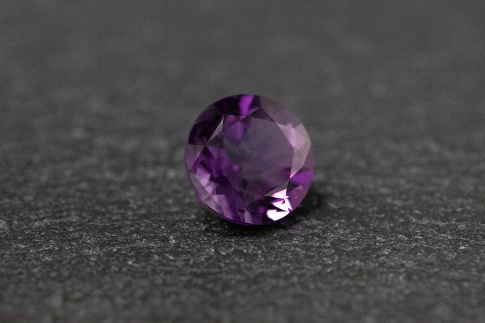 Amethyst, rund, facettiert