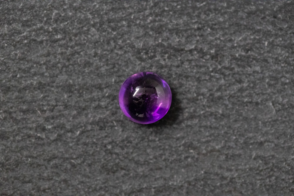 Amethyst, rund, cabochon