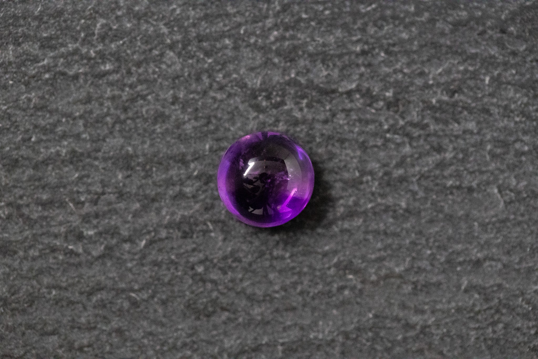 Amethyst, rund, cabochon