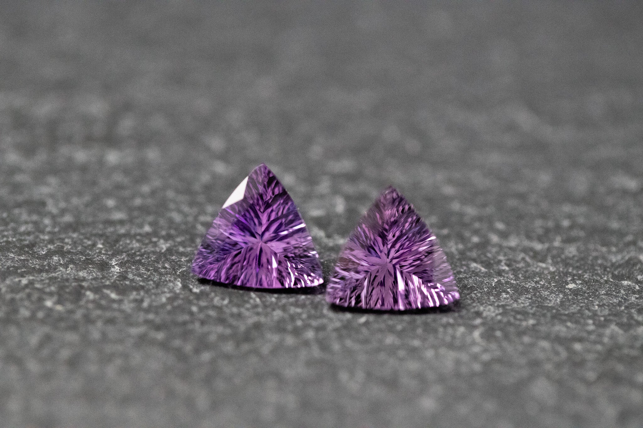 Amethyst, Triangel, facettiert