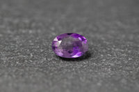 Amethyst, oval, facettiert