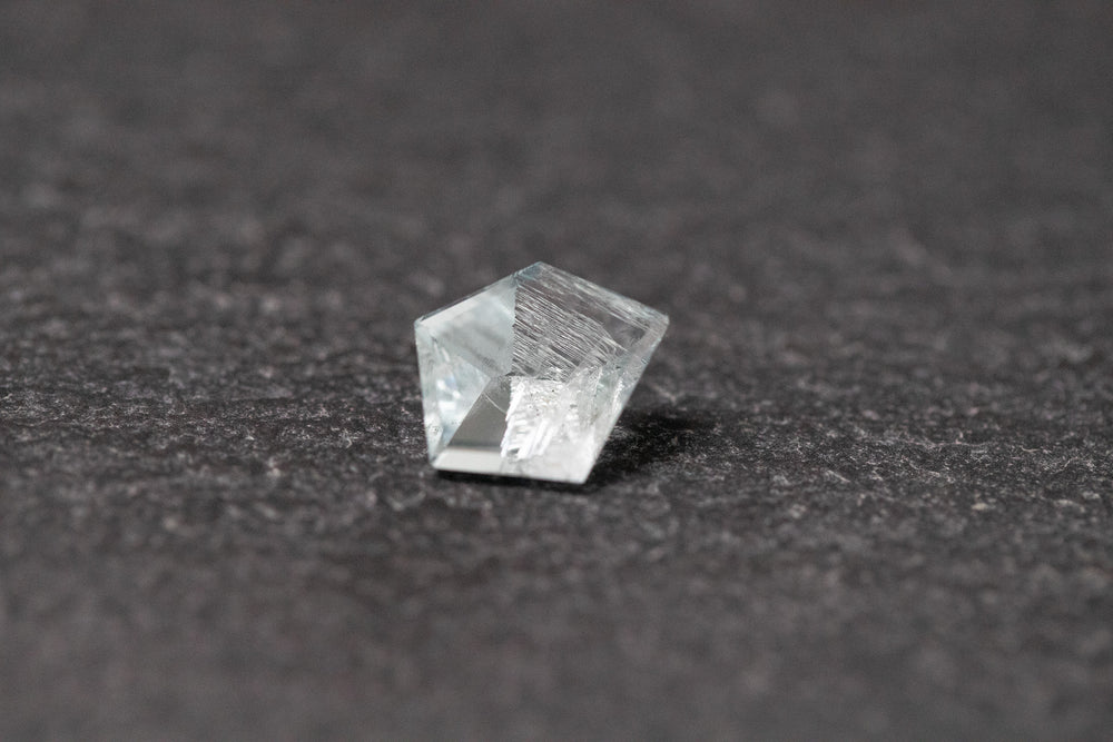 Aquamarin, Fantasieform, Spiegelschliff