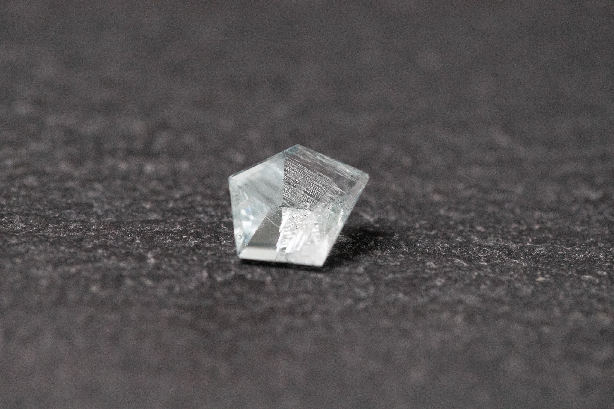 Aquamarin, Fantasieform, Spiegelschliff