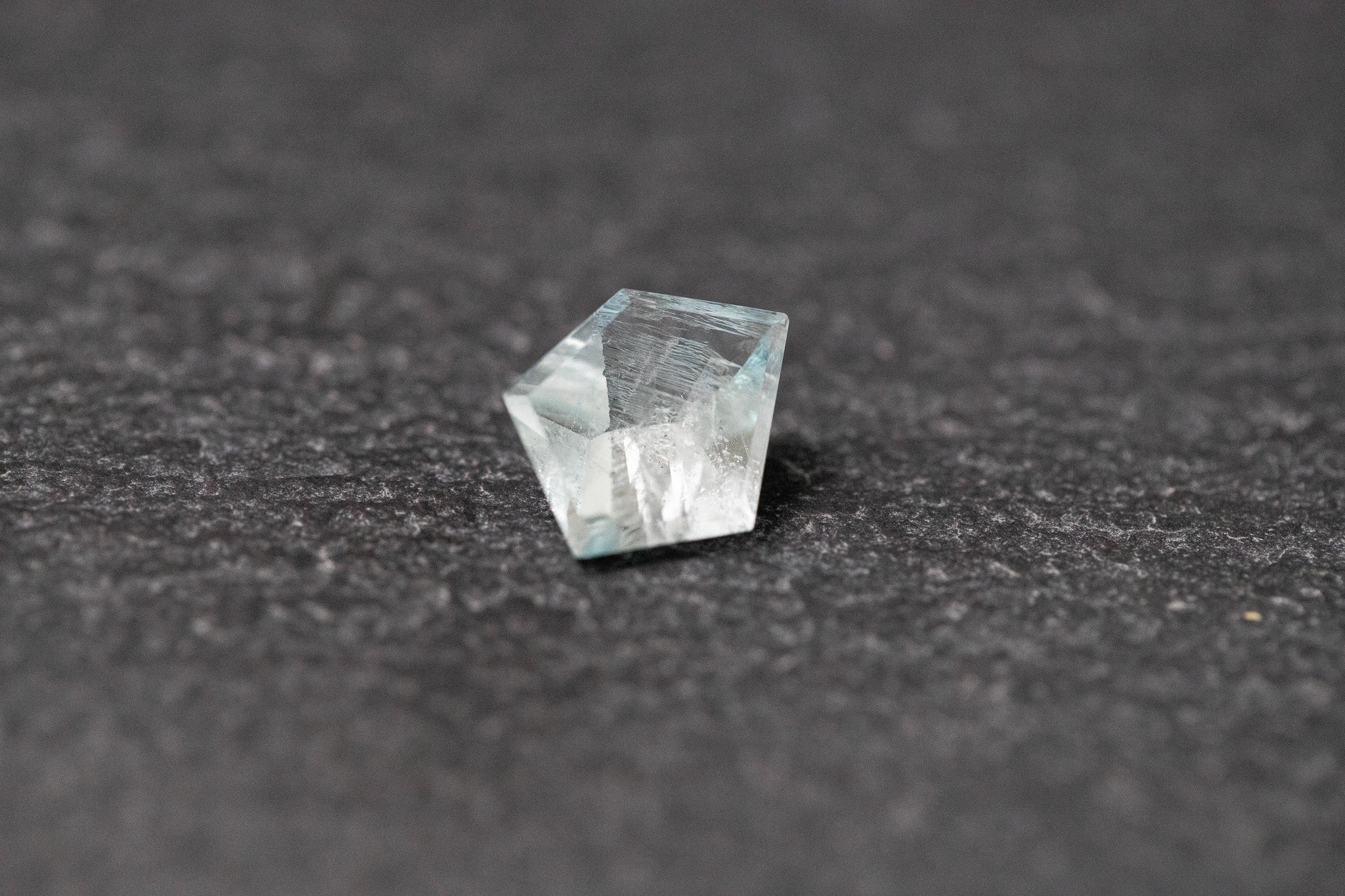 Aquamarin, Fantsieform, Spiegelschliff