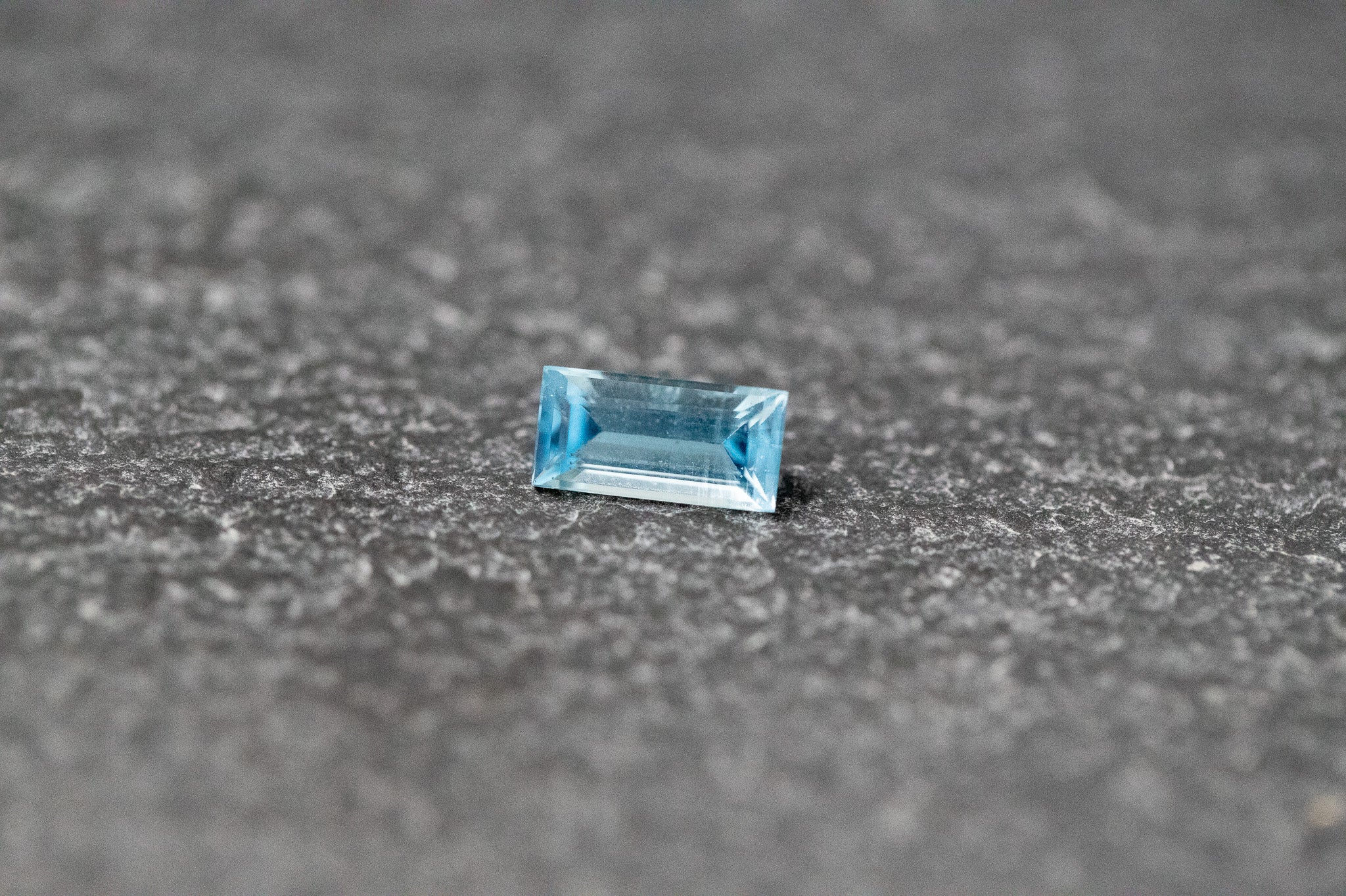 Aquamarin, Baguette, facettiert