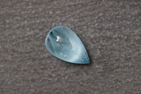 Aquamarin, Tropfen, cabochon