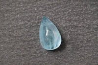 Aquamarin, Tropfen, cabochon