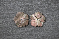 Perlmutt Blumen Paar