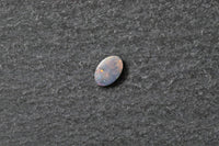 Opaldoublette, oval, blau, rot, grün