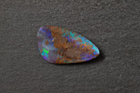 Boulderopal, Fantasieform, violette, blau