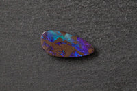 Boulderopal, Fantasieform, blau, violette