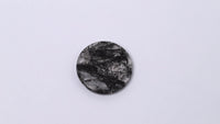 Quarz, rund, schwarz 
