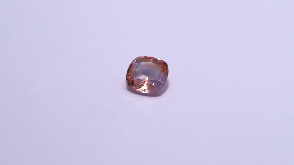 Saphir, facettiert, cushin, rosa