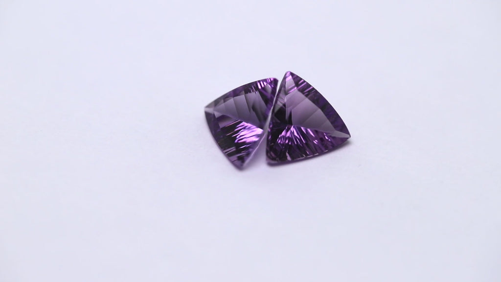 Amethyst, Triangel, facettiert