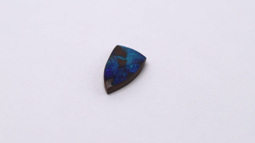 Boulderopal, Fantasieform, blau 