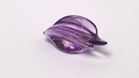 Amethyst, fantasieform, graviert