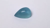 Aquamarin, Tropfen, cabochon