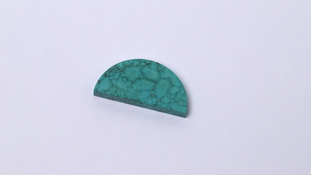 Türkis Halbscheibe 