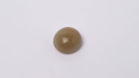Mondstein, rund, cabochon, beige
